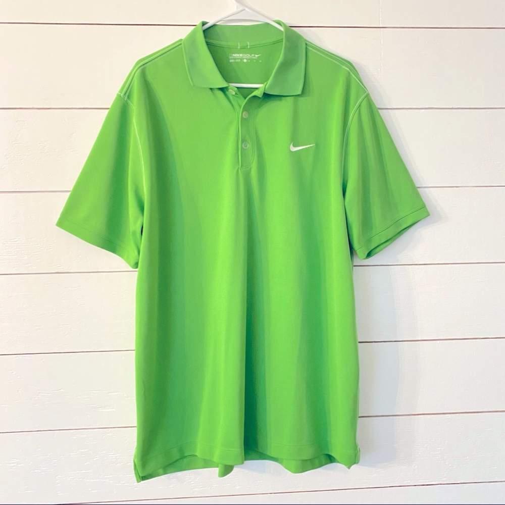 Nike Dri-Fit Golf Shirt Men’s | Bright Green | XL
